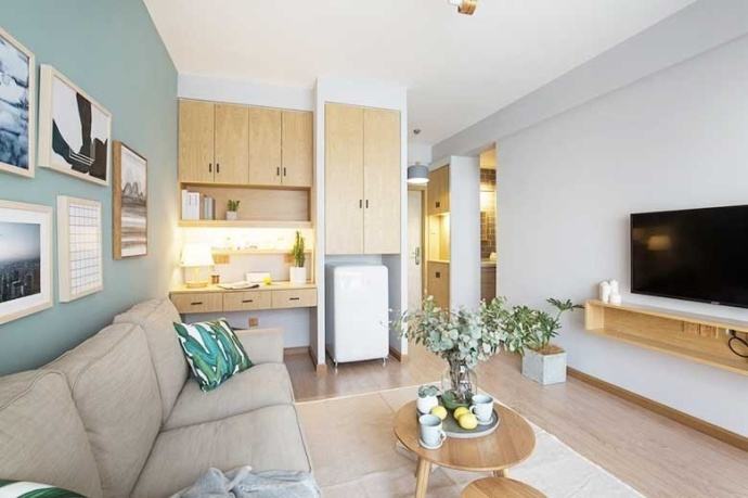 客廳空間狹窄，這樣設(shè)計輕松解決難題!