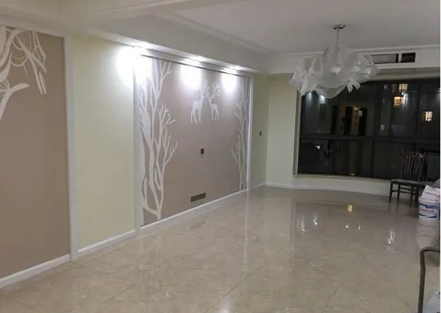 130㎡現代簡約裝修，墻面刮的硅藻泥環(huán)保又實用