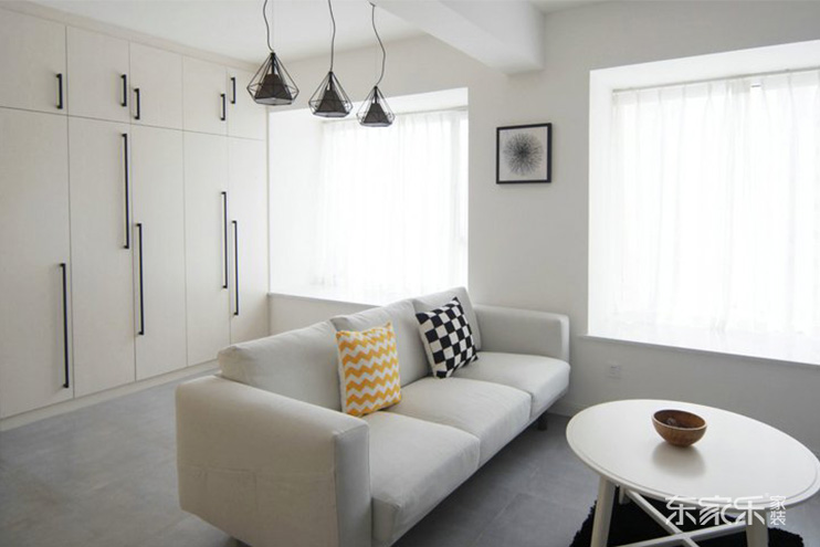 長沙時(shí)代傾城85平米現(xiàn)代簡約風(fēng)格裝修案例