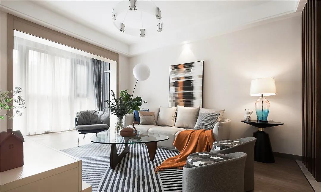 88㎡現(xiàn)代輕奢風格新房裝修，溫馨美宅！