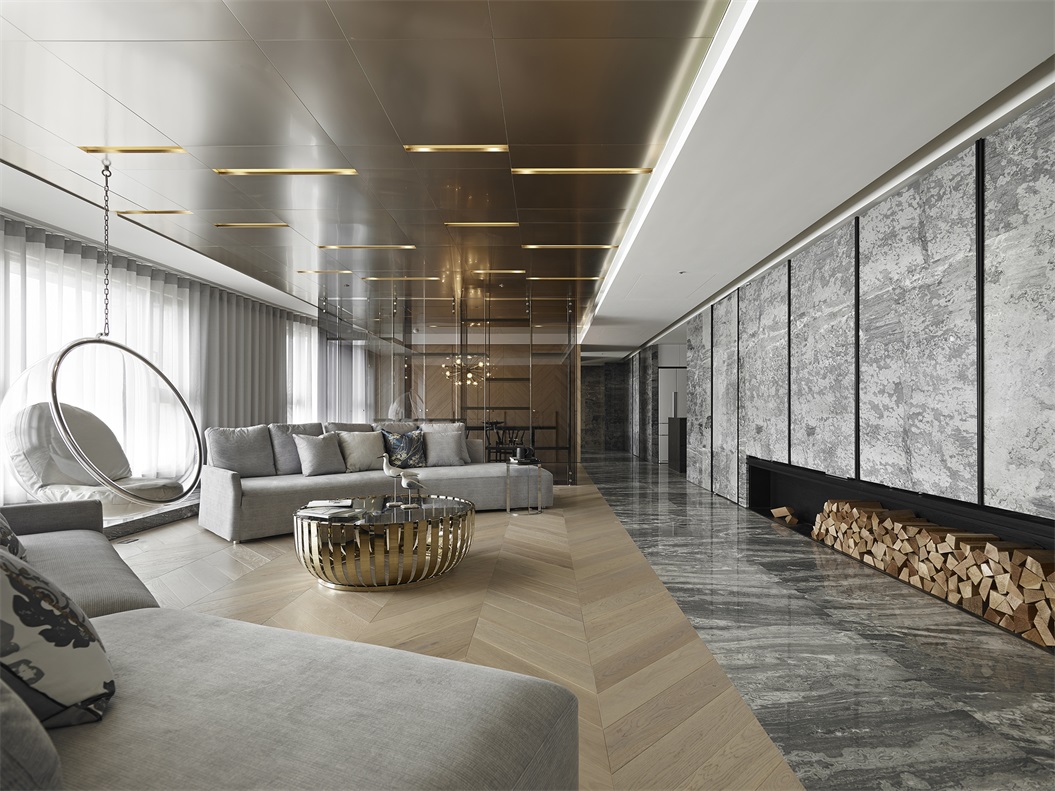 123平米新房現(xiàn)代風(fēng)格裝修，簡潔時尚大氣