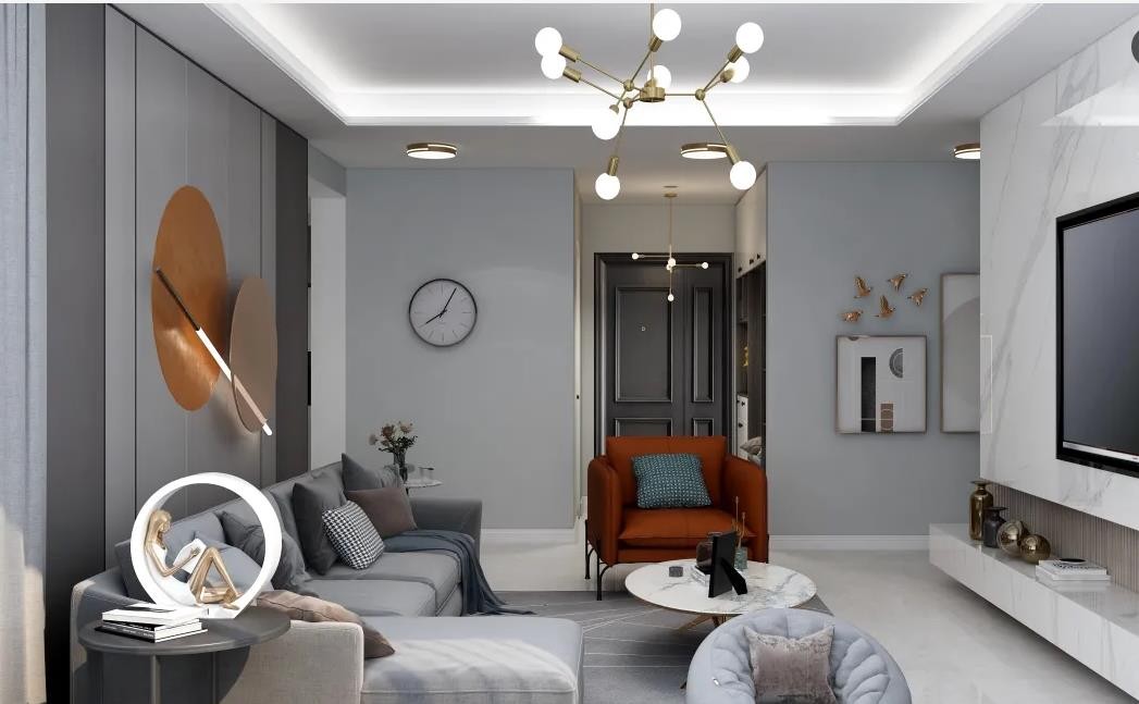 112平現(xiàn)代簡(jiǎn)約裝修案例，合理規(guī)劃空間