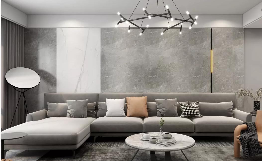 109平現(xiàn)代簡(jiǎn)約裝修，灰色格調(diào)彰顯大氣
