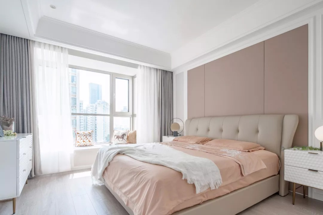 123㎡清新美式風(fēng)效果圖，精致柔和的軟裝搭配盡顯浪漫