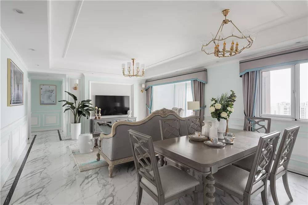 125平方美式裝修風格案例介紹，淺色為主，低調輕奢！