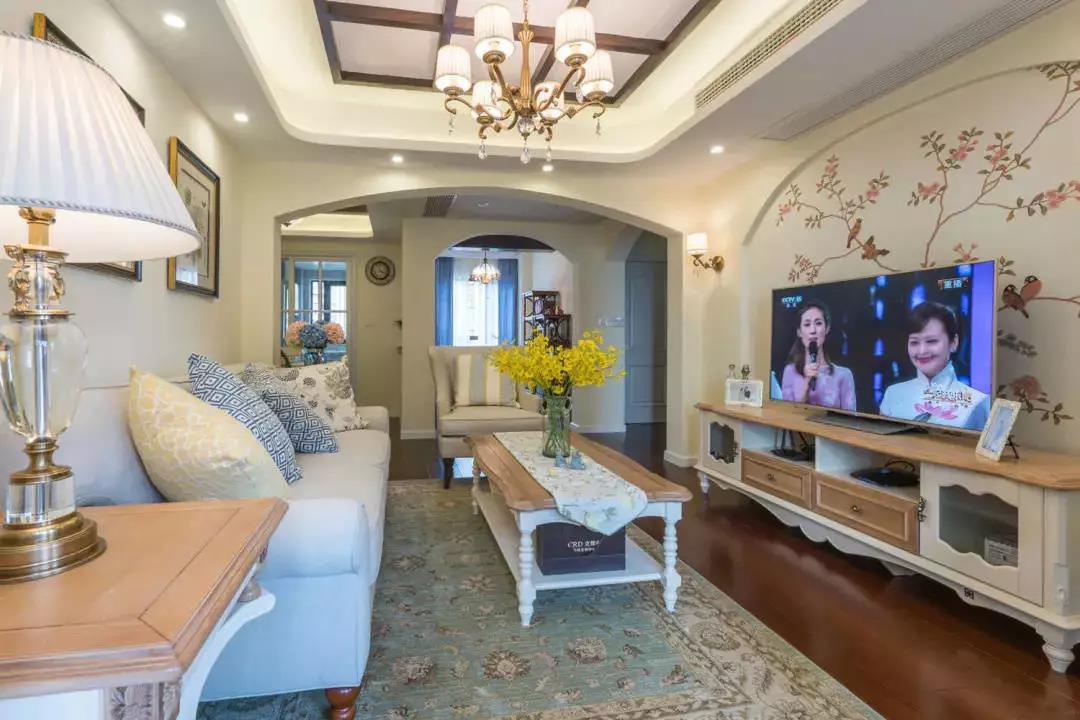 85平方美式田園裝修風格案例介紹，給你清風徐來的感覺