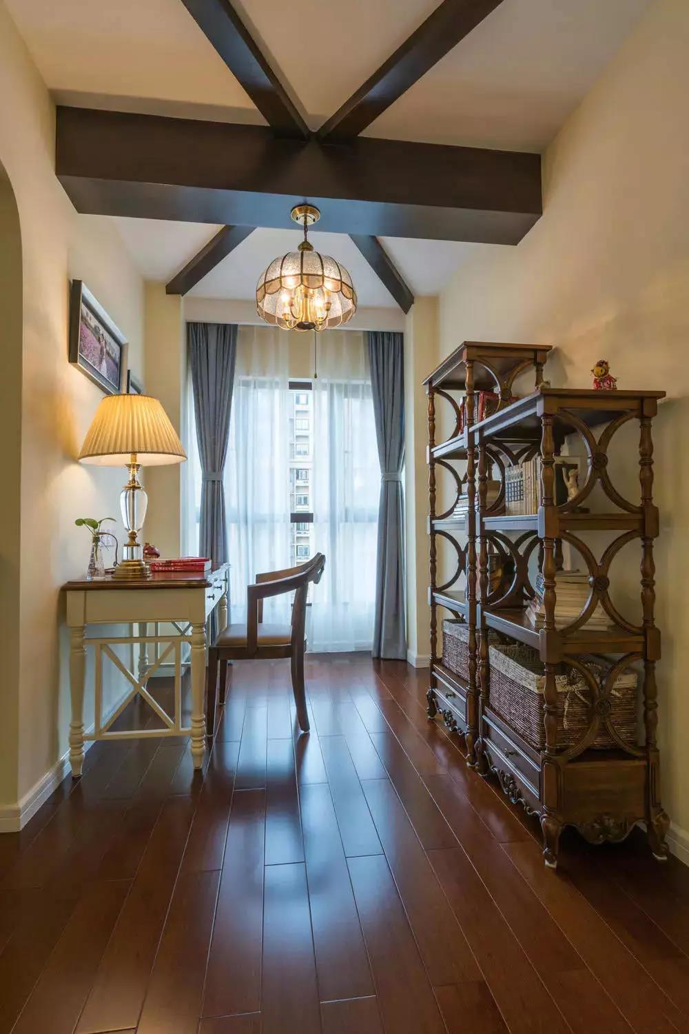 85平方美式田園裝修風格案例介紹，給你清風徐來的感覺