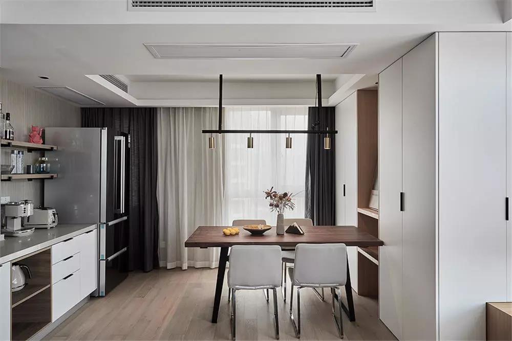 84平小二居，全開(kāi)放設(shè)計(jì)，視覺(jué)效果立馬變大一倍！