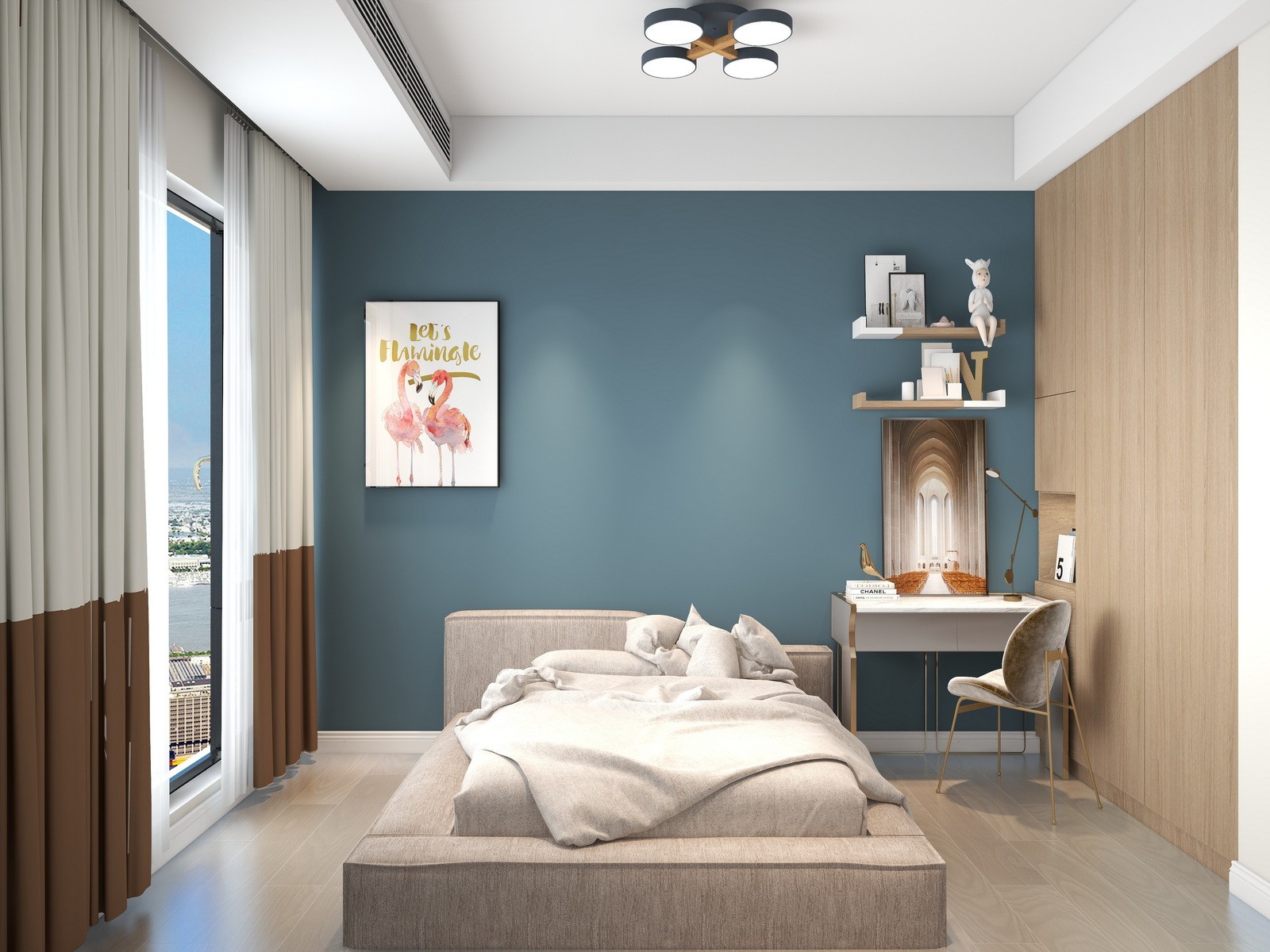 102平三房現(xiàn)代裝修，整體美觀又實用