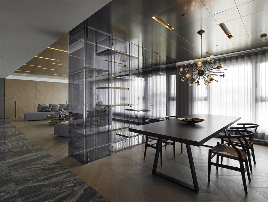 123平米新房現(xiàn)代風格裝修，簡潔時尚大氣