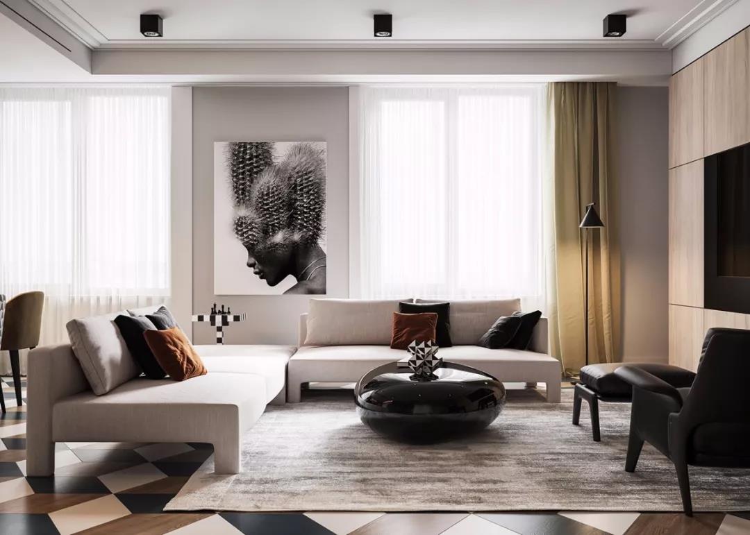 現(xiàn)代簡約風(fēng)格奢華感裝修，高端大氣上檔次