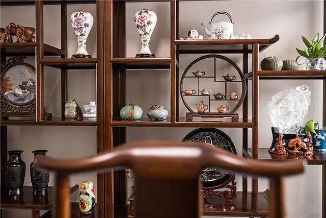 140平中式風(fēng)格裝修案例，一個客廳都美爆了！