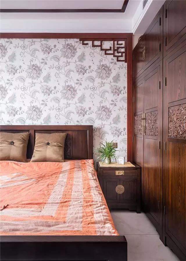 140平中式風(fēng)格裝修案例，一個客廳都美爆了！